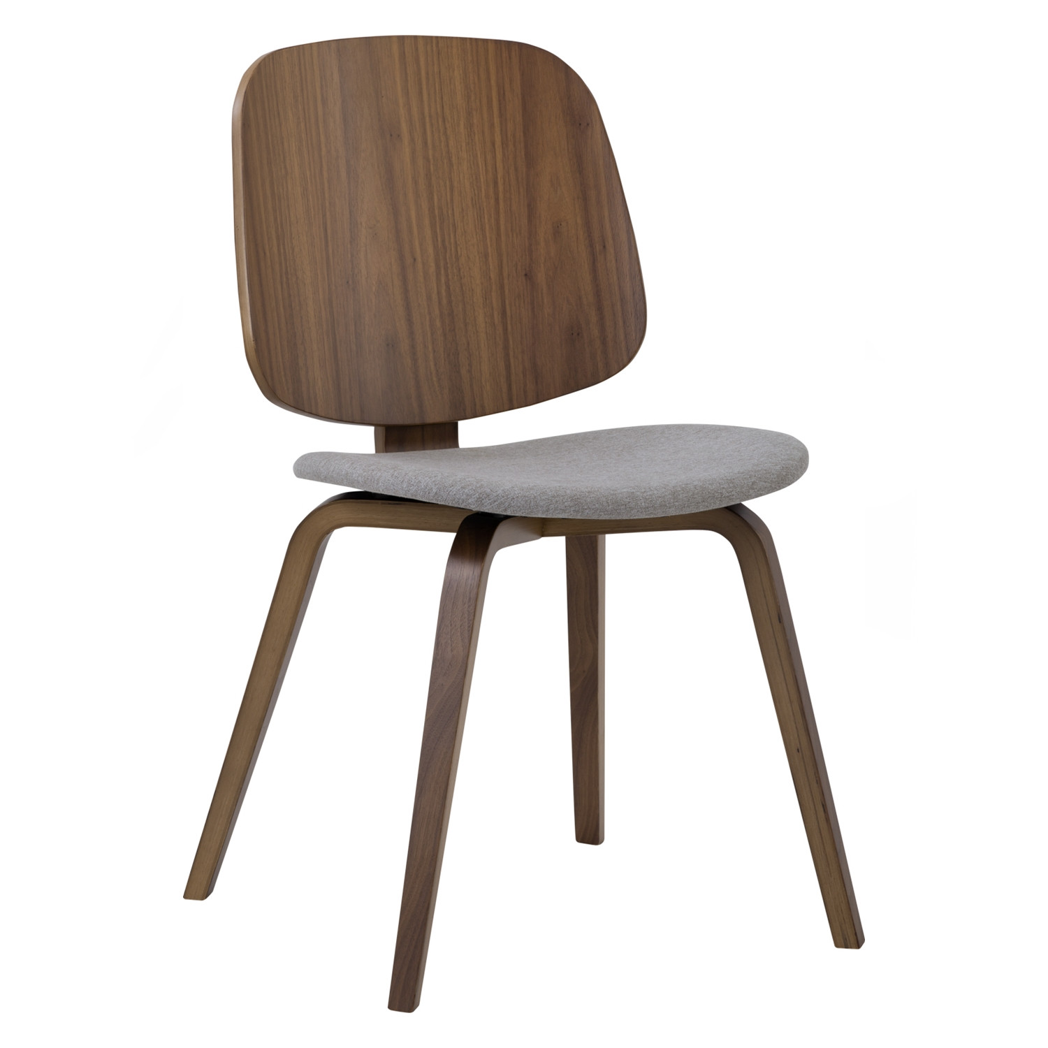 Avarie Dining Chair - Cocoa / Walnut