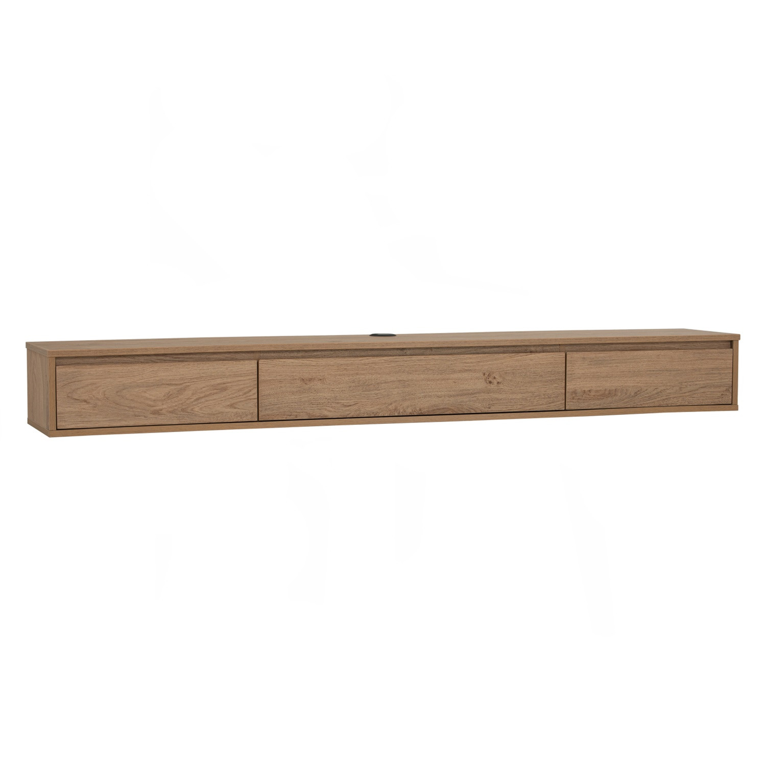 Hirado 1.8m Wall TV Cabinet - Oak